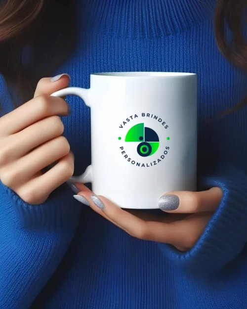 Caneca Branca Personalizada com Logótipo